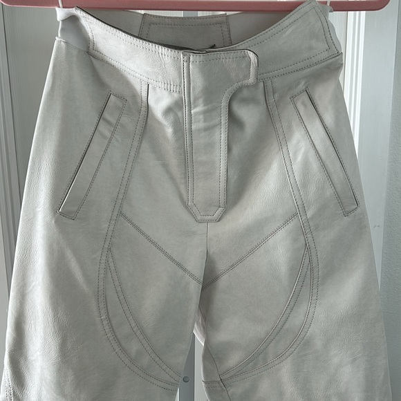 STELLA MCCARTNEY  High-Waisted Faux Leather Pants, NWT - Picture 8 of 17